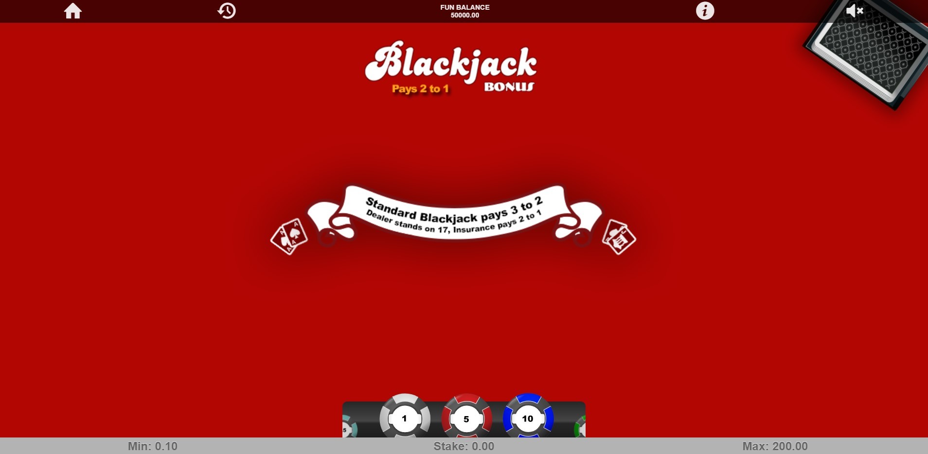 Blackjack Bonus